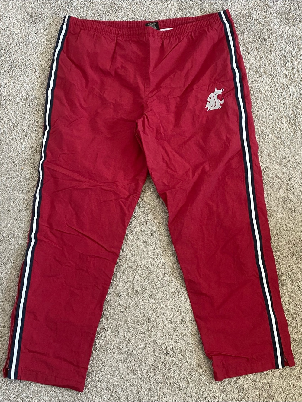 Washington State Cougars Sweatpant Men's Crimson Used L